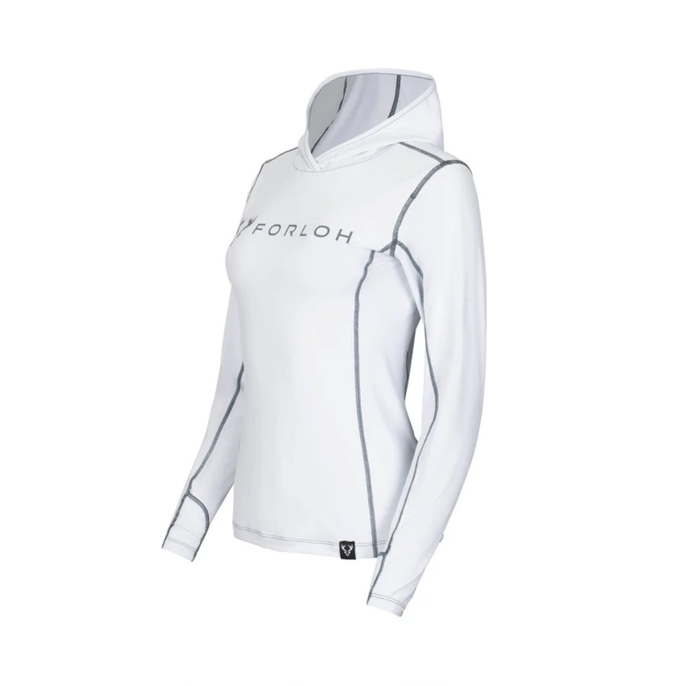 FORLOH Women's SolAir Hooded Long Sleeve Shirt Medium